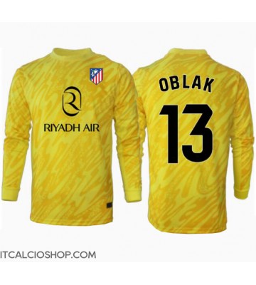 Atletico Madrid Jan Oblak #13 Portiere Terza Maglia 2024-25 Manica Lunga